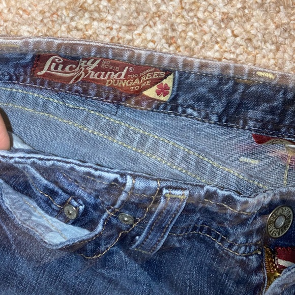 Lucky Brand Gene Montesano Wonder Baltic Vintage Jeans Dungarees size 10/30 - Picture 12 of 12